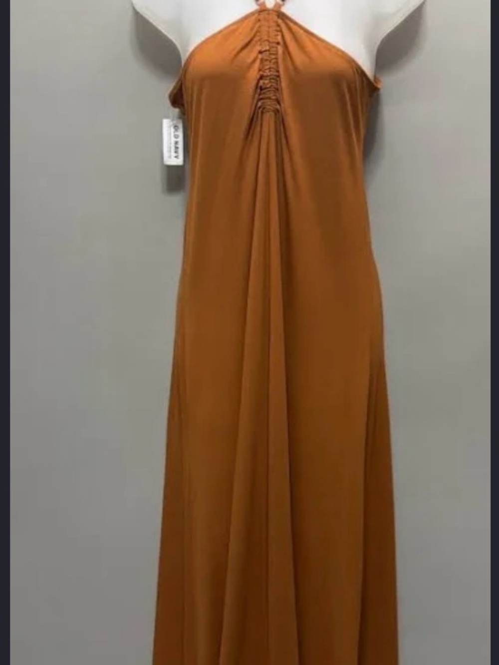 Old Navy Strapless Maxi Dress in Rust